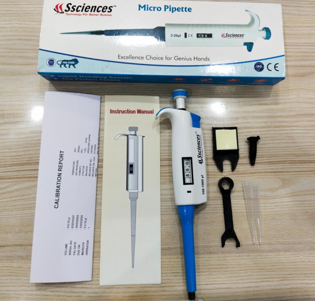 micropipette-4 digit-fully-autoclavable ready stock