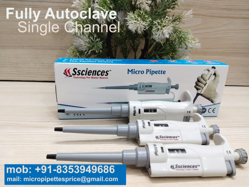 fully autoclave micropipettes ready stock : +91-8353949686