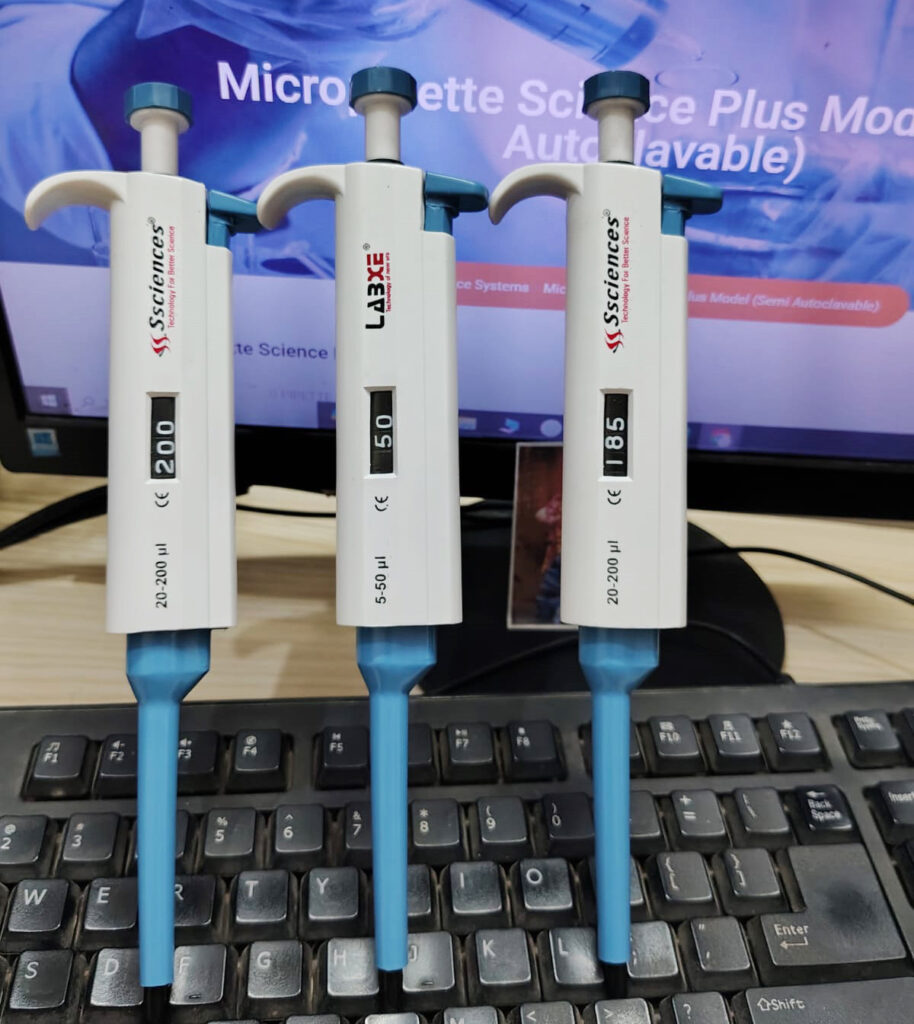 micropipettes all ranges available