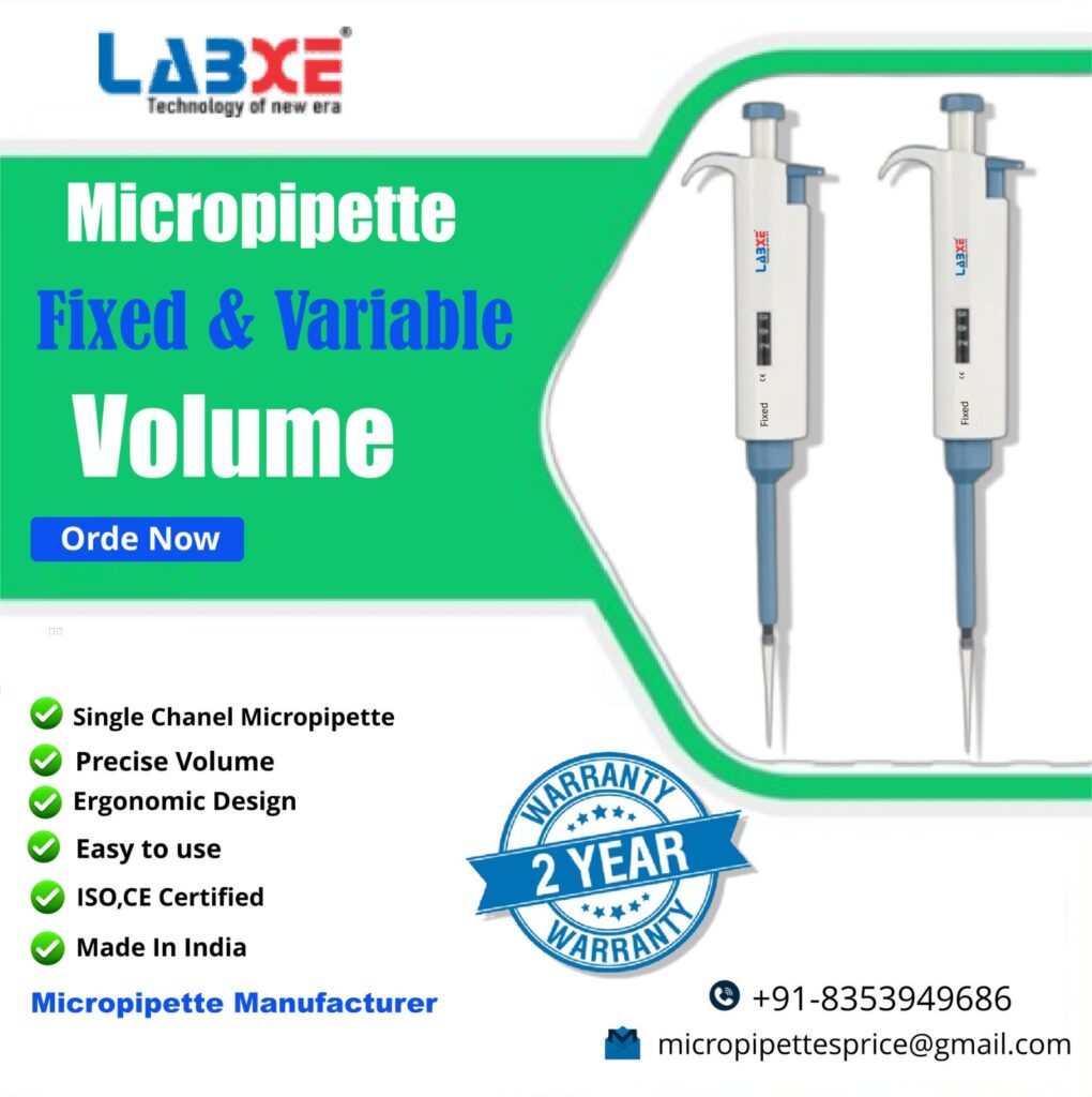Micropipette Variable 10–100µl 