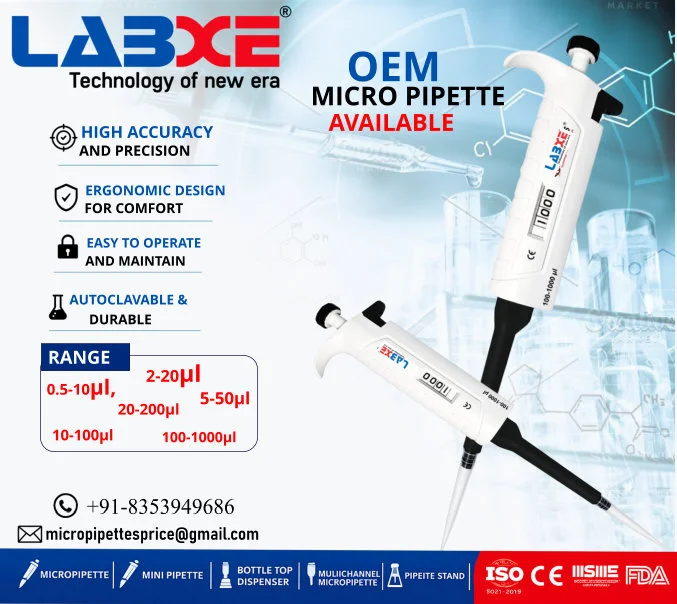 Micropipette Calibrated NABL in Tamil Nadu – LABXE