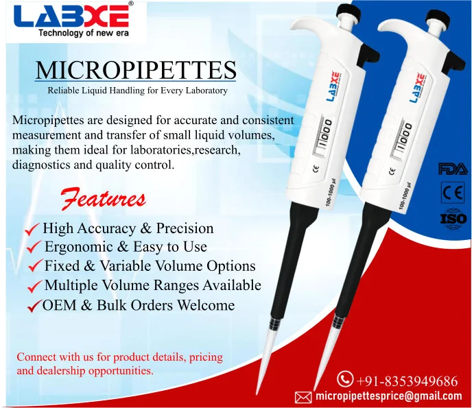 Micropipette Calibrated NABL in India