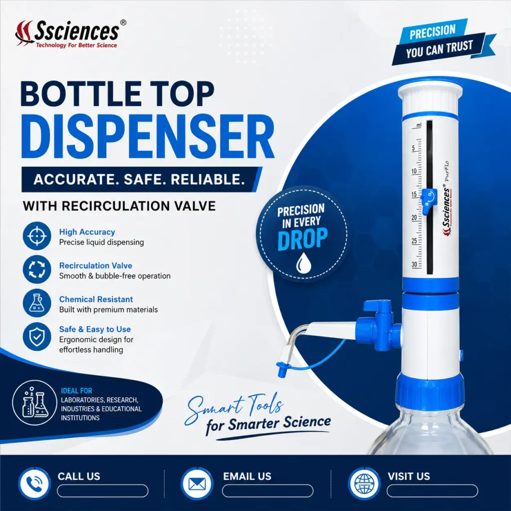 Bottle Top Dispenser Calibrated NABL in India – LABXE