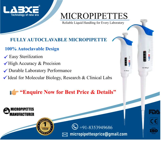 Micropipette Calibrated NABL in Kerala – LABXE